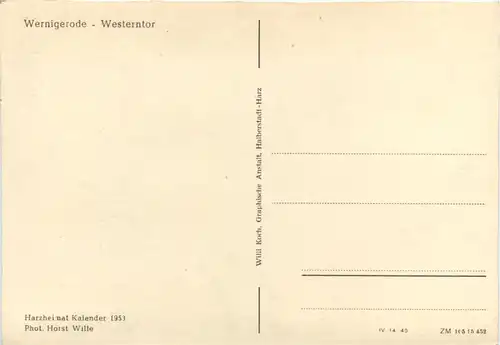 Wernigerode, Westerntor -398280