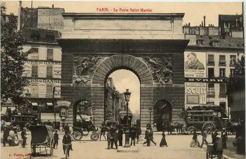 Paris - La Porte Saint Martin -494452