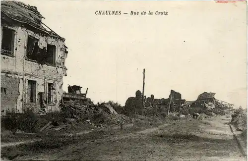 Chaulnes - Rue de la Croix -494612