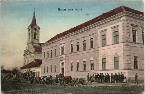 Gruss aus India - Indija - Feldpost Res. Bäckereikolonne 24 -457640