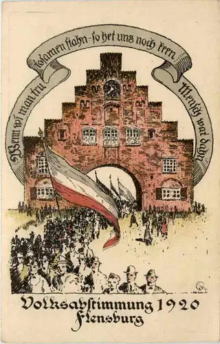 Volksabstimmung Flensburg 1920 -495262