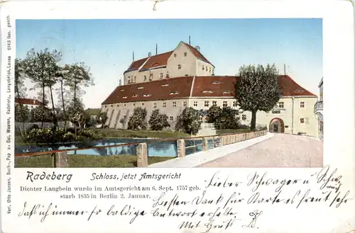 Radeberg - Schloss, jetzt Amtsgericht -477780