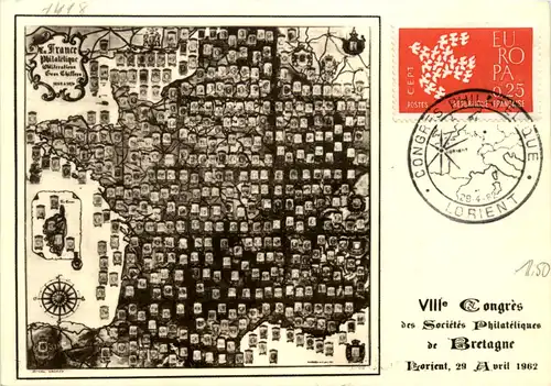 Lorient - Exosition Philatelique 1962 -495402