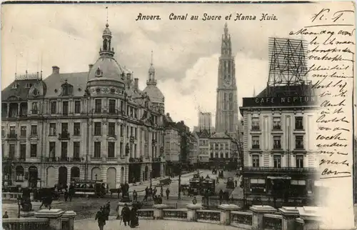 Anvers - Canal au Sucre et Hansa Huis -494568