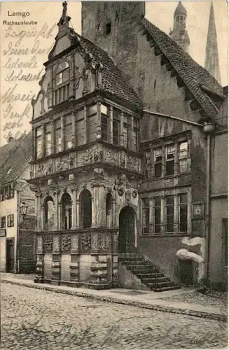 Lemgo, Rathauslaube -375048