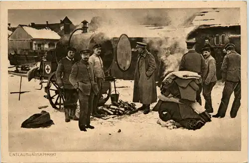 Entlausungsapparat - Feldpost 82. Reserve Division -494376