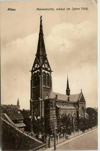 Mitau - Marienkirche - Feldpost -494396