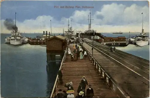 Melbourne - Port and Railway Pier -494688