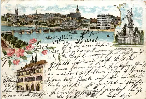 Gruss aus Basel - Litho -494476
