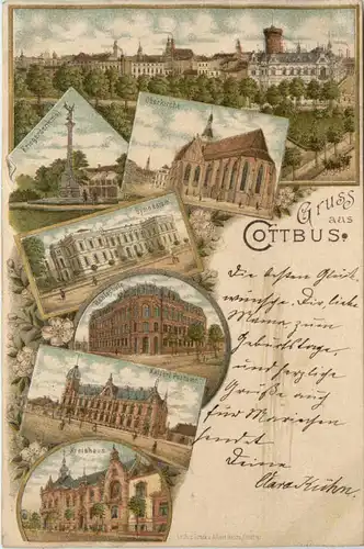 Gruss aus Cottbus - Litho -495198