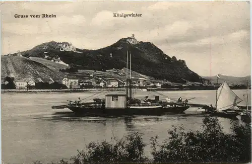 Gruss vom Rhein, Königswinter -398374