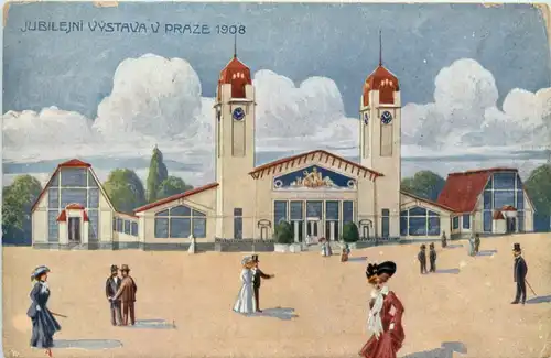 Jubilejni Vystava v Praze 1908 -494596