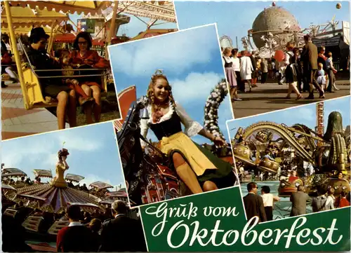 München - Gruss vom Oktoberfest -495372