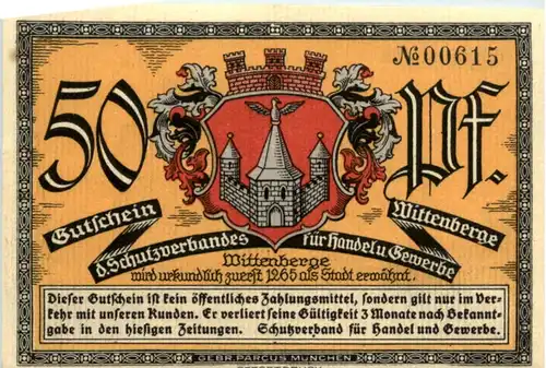 Wittenberge - Notgeld -495108