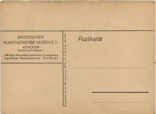 München - Bayr. Kunstgewerbe Verein -495552