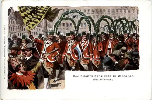 München - Schäfflertanz 1900 -495538