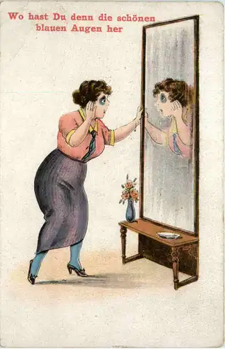 Humor - Wo hast du denn die schönen blauen Augen her -495618