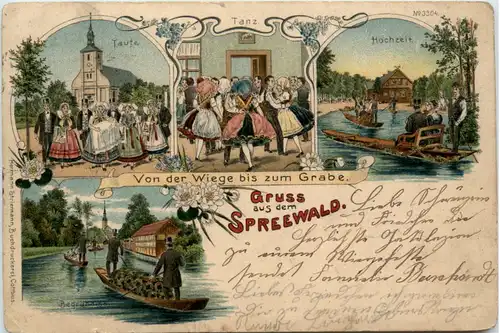 Gruss aus dem Spreewald - Litho -495016