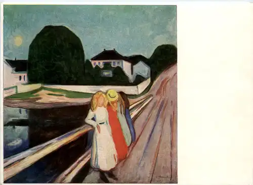 Künstlerkarte Edvard Munch -495678