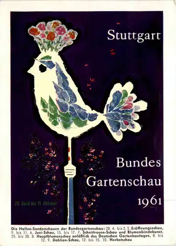 Stuttgart - Bundes Gartenschau 1961 -495368