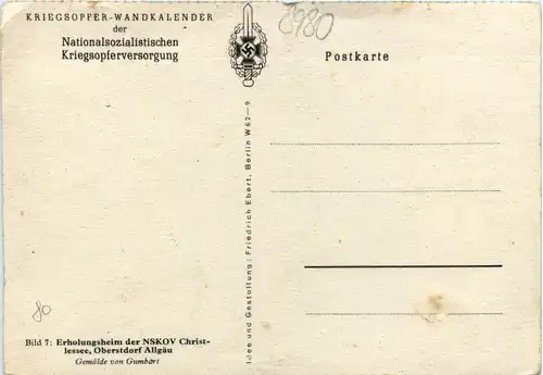 NSKOV Christlessee - Oberstdof - Nationalsozialistische Kriegsopferversorgung -496082