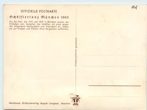 München - Schäfflertanz 1963 -495428