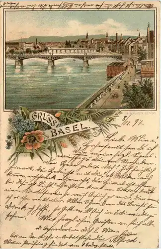 Gruss aus Basel - Litho Künzli -494474