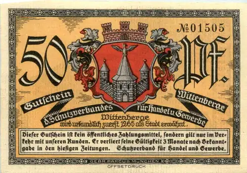 Wittenberge - Notgeld -495100
