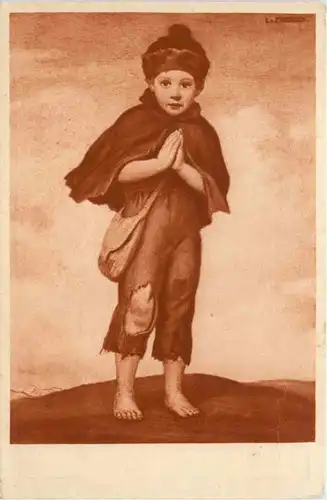 Künstlerkarte Zumbusch - Der bittende Knabe -495356