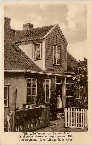 Helgoland - Villa Hoffmann von Fallesleben -495280