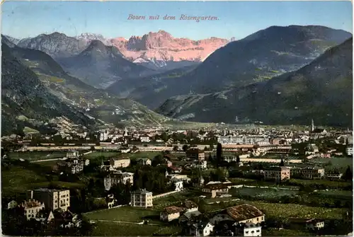 Bozen mit Rosengarten -458876