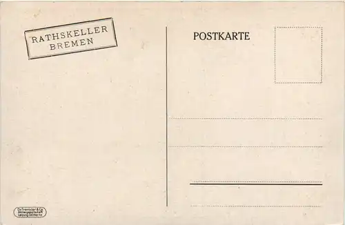 Bremen, Klatschbasen, Wandgemälde im Ratskeller -375908