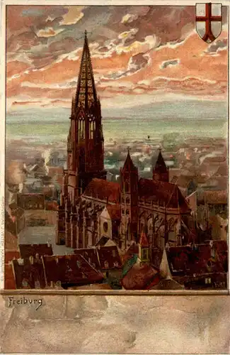 Münster Freiburg - Litho -496032