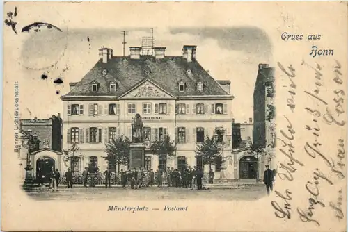 Gruss aus Bonn, Münsterplatz-Postamt -398350