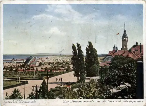 Ostseebad Swinemünde - Strandpromenade -494834