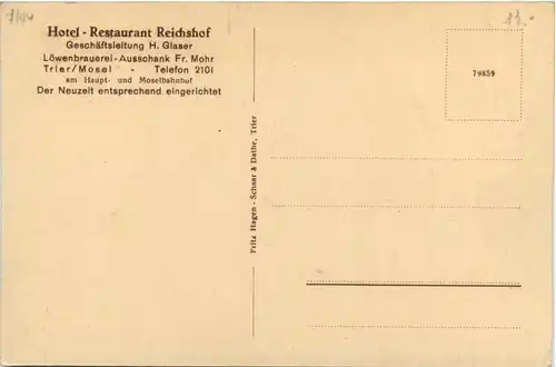 Trier - Hotel Reichshof -496178