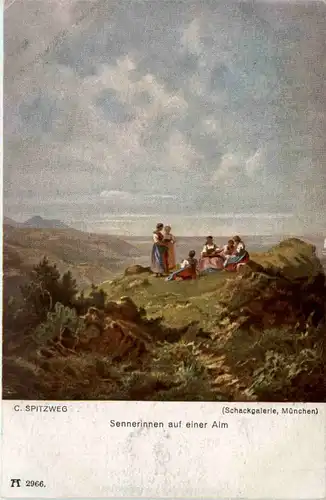 Künstlerkarte C. Spitzweg -495580