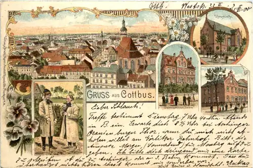 Gruss aus Cottbus - Litho -495174