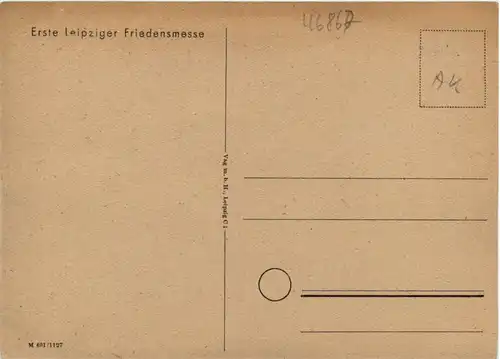 Leipzig - Erste Friedensmesse -495840