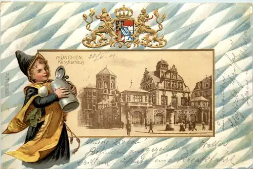 München - Künstlerhaus - Litho -496498