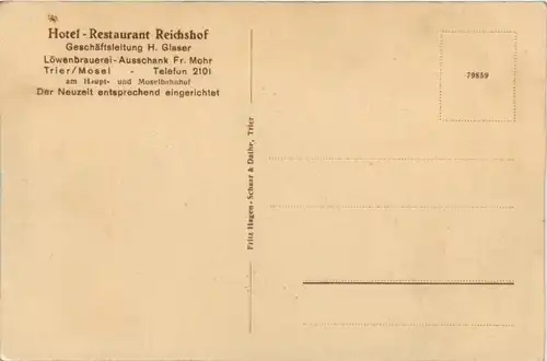 Trier - Hotel Reichshof -496188