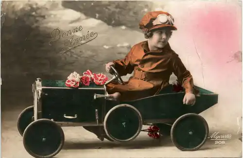 Neujahr - Kind im Auto -496592