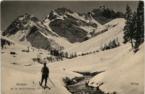 Skiläufer - Davos -494410