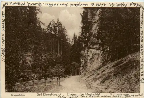 Bad Elgersburg - Eingang zum Körnbachtal -496692