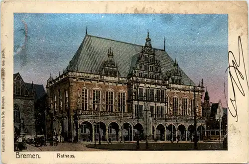 Bremen - Rathaus - Luna Karte -496120