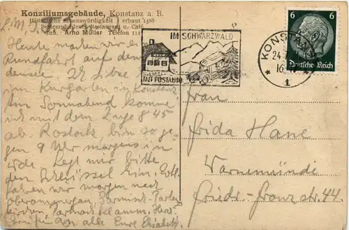 Konstanz - Partie mit Rheinbrücke -496832