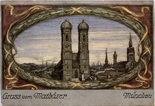 München - Gruss vom Mathäuser -496496