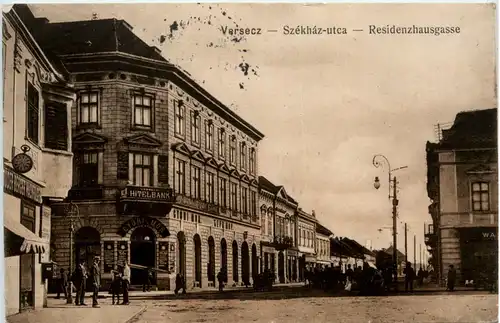 Versecz - Residenzhausgasse - Feldpost Prov. Kol. Bayr HAK -460330