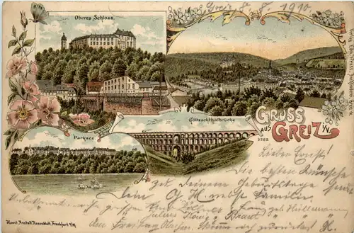 Gruss aus Greiz - Litho -496788