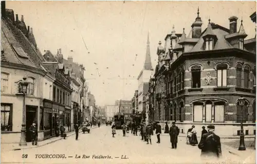 Tourcoing - La Rue Faidherbe -497178